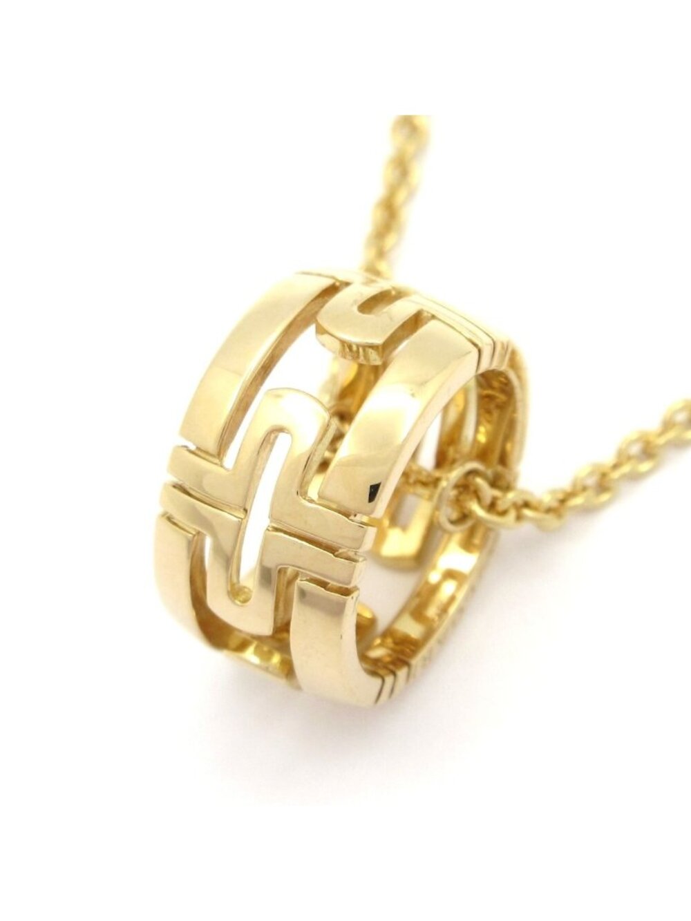 Bvlgari Necklace Parentesi Open Work 18k Yellow Gold